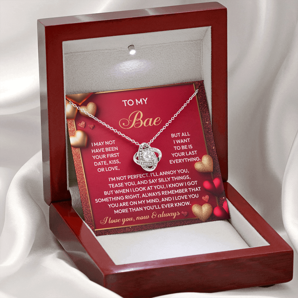 Soulmate-On my mind-Love Knot Necklace