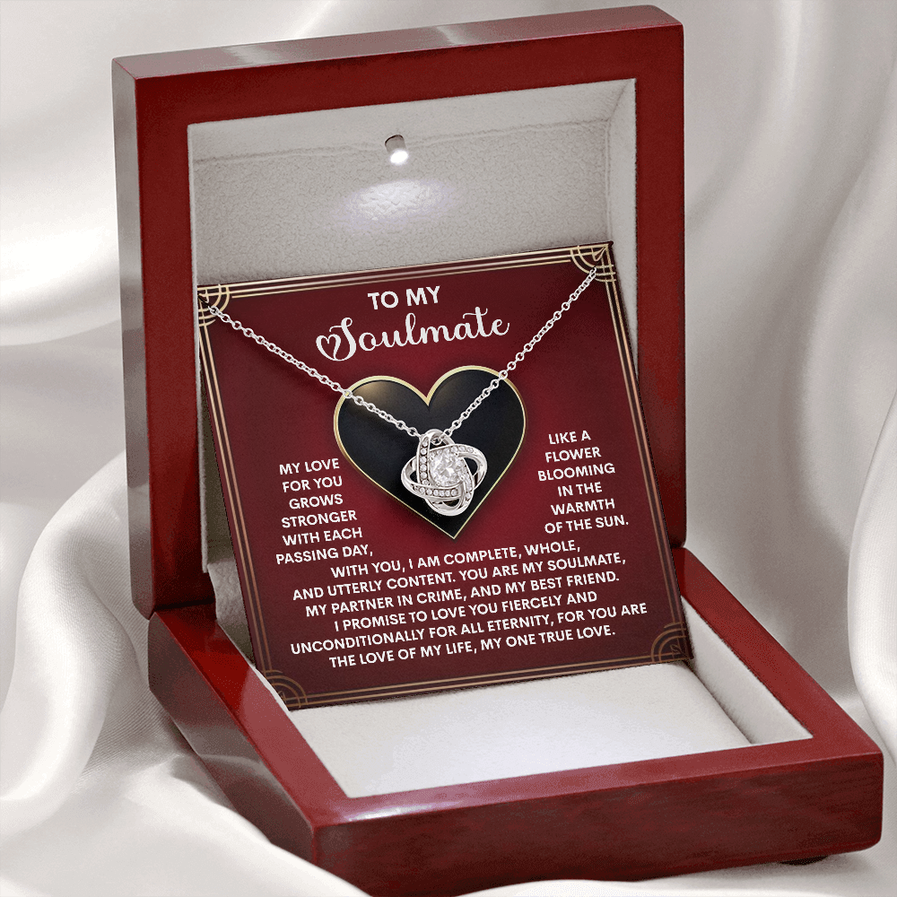 Soulmate-One True Love-Love Knot Necklace