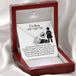 I'm Sorry-Stop Talking-Love Knot Necklace