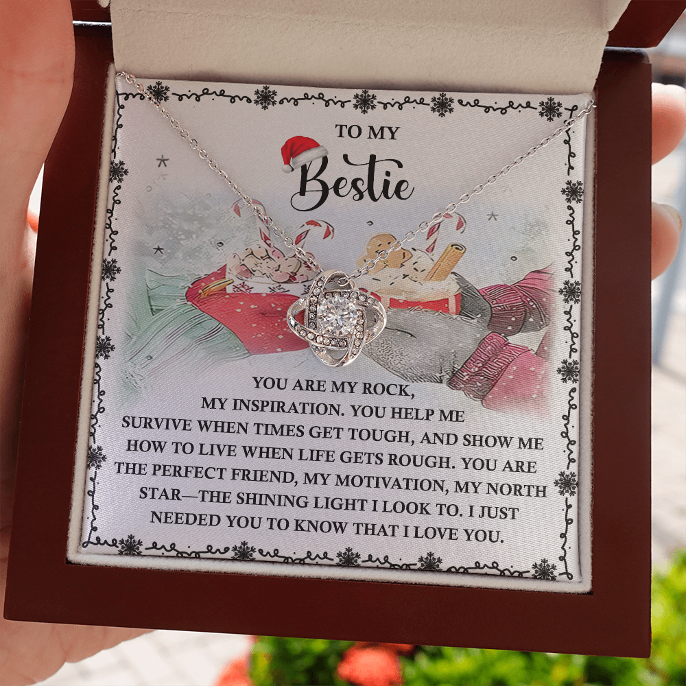 Best Friend-My North Star-Love Knot Necklace