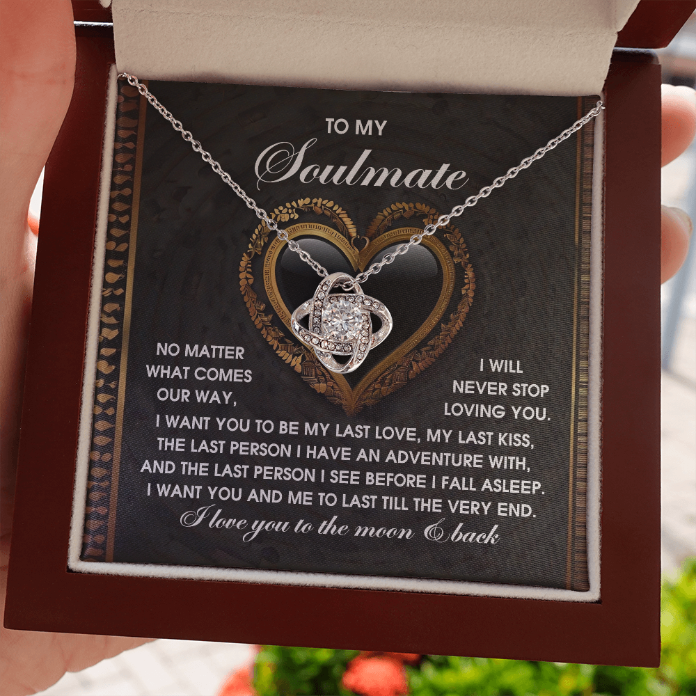 Soulmate: The Very End-Love Knot Necklace