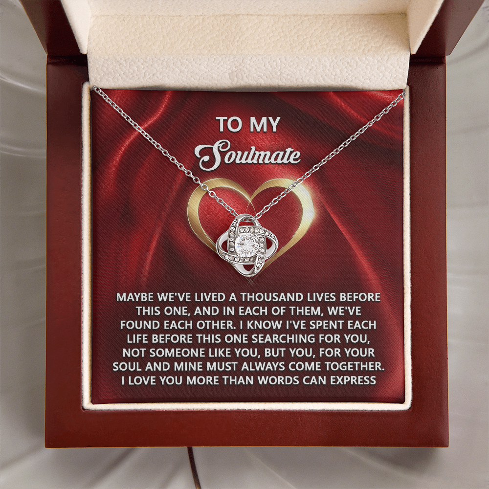 Soulmate:Your Soul-Love Knot Necklace
