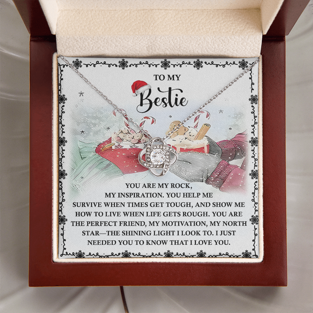 Best Friend-My North Star-Love Knot Necklace