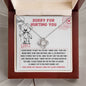 I'm Sorry-Every Chance-Love Knot Necklace