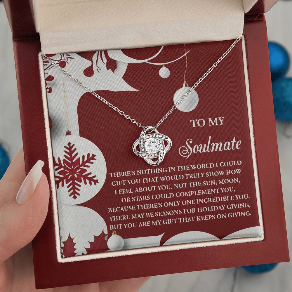 Soulmate:Holiday Gift-Love Knot Necklace
