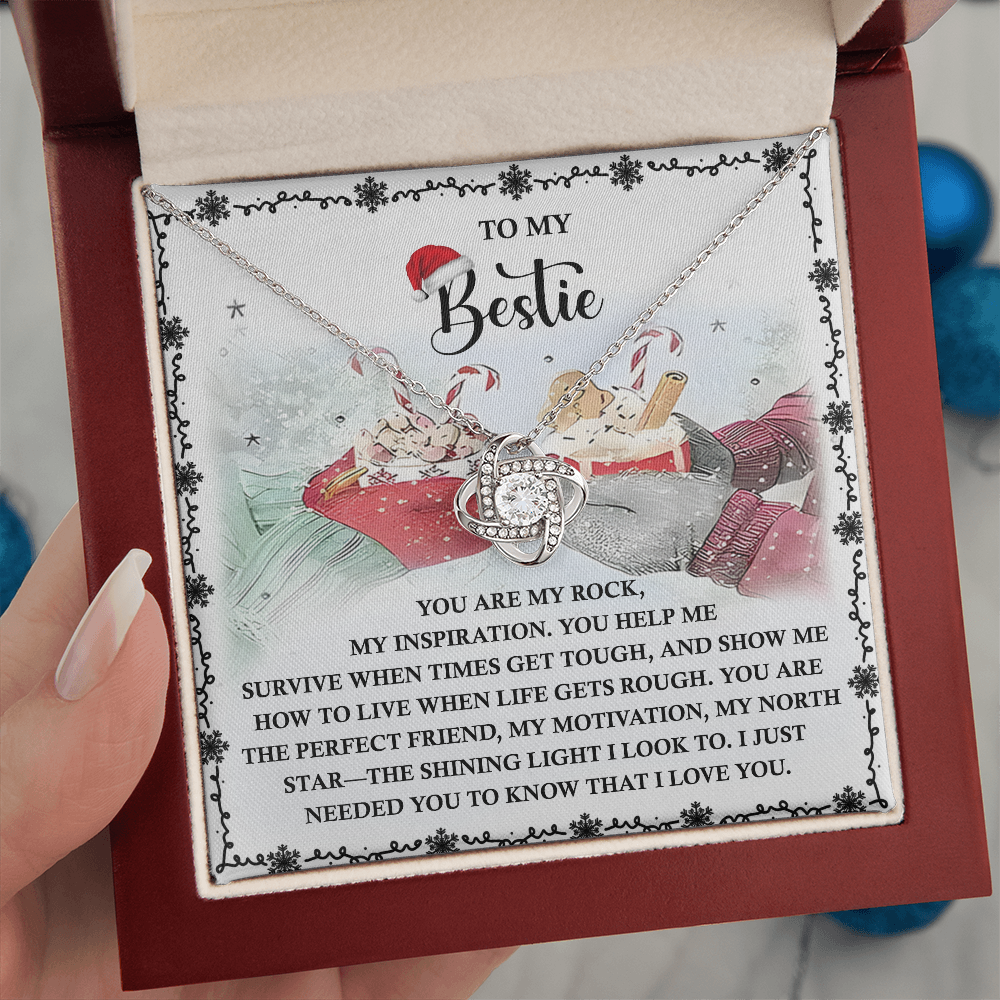 Best Friend-My North Star-Love Knot Necklace