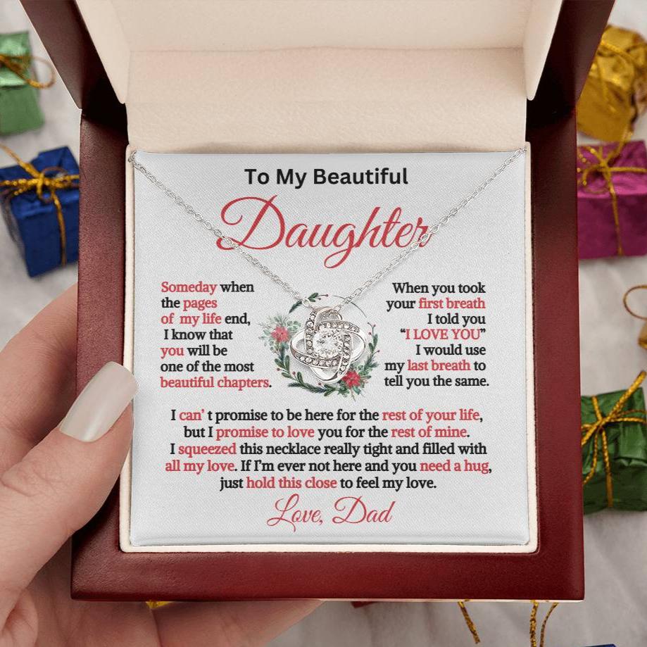 Gift for Daughter from Dad: Beautiful Chapters-Love Knot