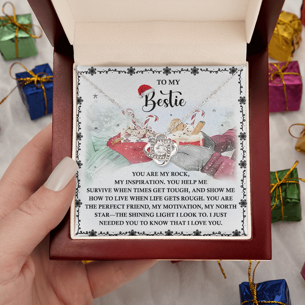 Best Friend-My North Star-Love Knot Necklace