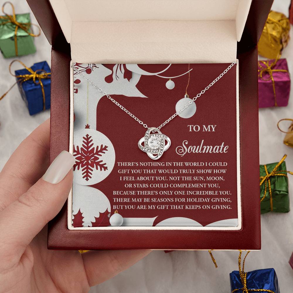Soulmate:Holiday Gift-Love Knot Necklace