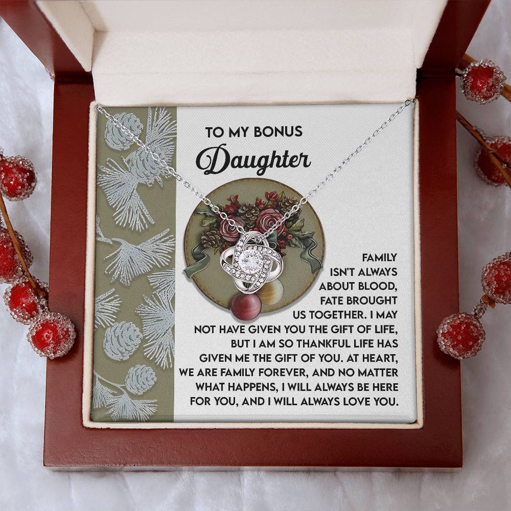 Gift for Bonus Daughter: Gift of You-Love Knot