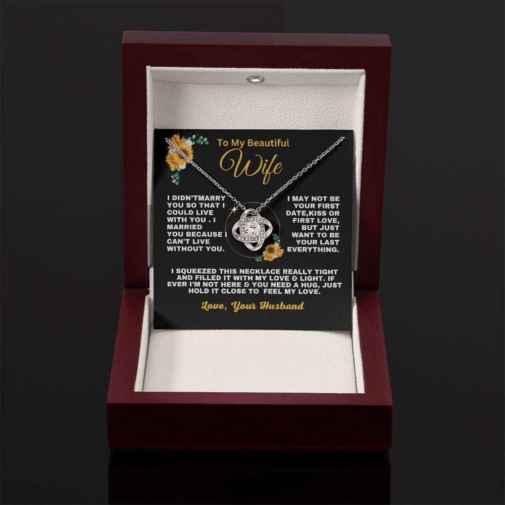 Gift For Wife with Sunflowers -Lk