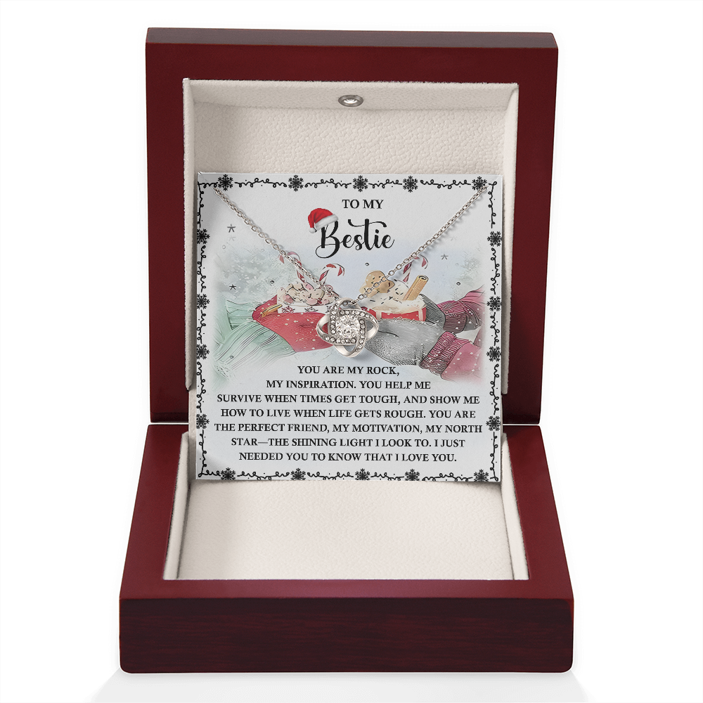 Best Friend-My North Star-Love Knot Necklace