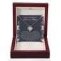 Maid of Honor-World to Me-Love Knot Necklace