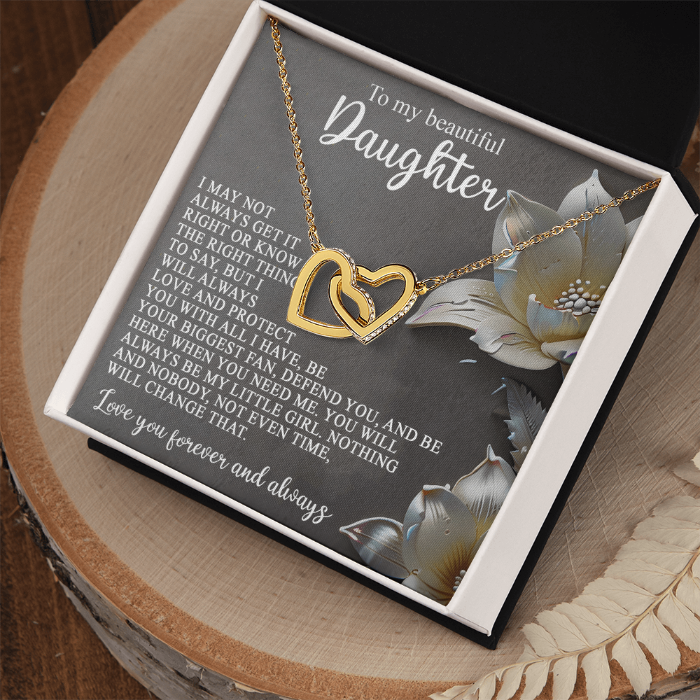 Daughter-Love Protect:Interlocking Hearts