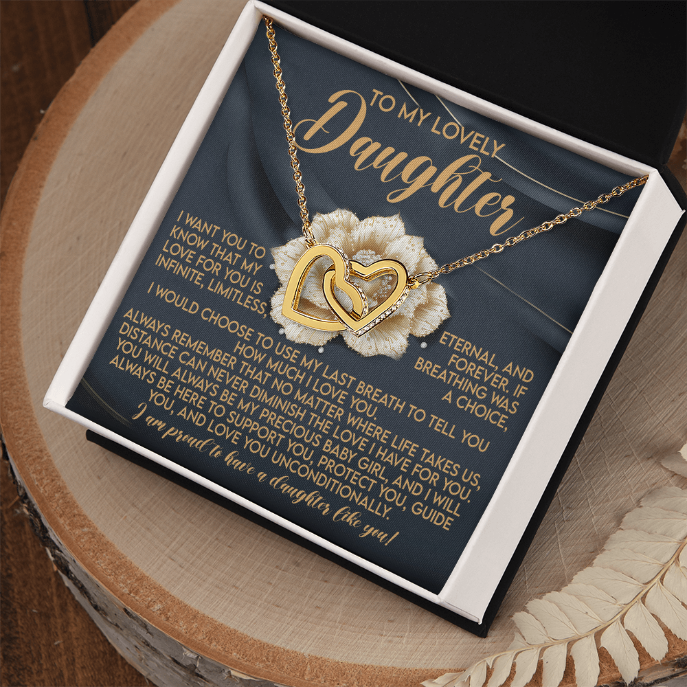 Daughter-Infinite Love: Interlocking Hearts