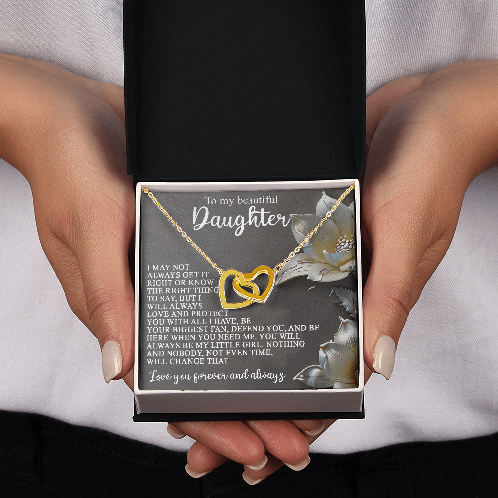 Daughter-Love Protect:Interlocking Hearts