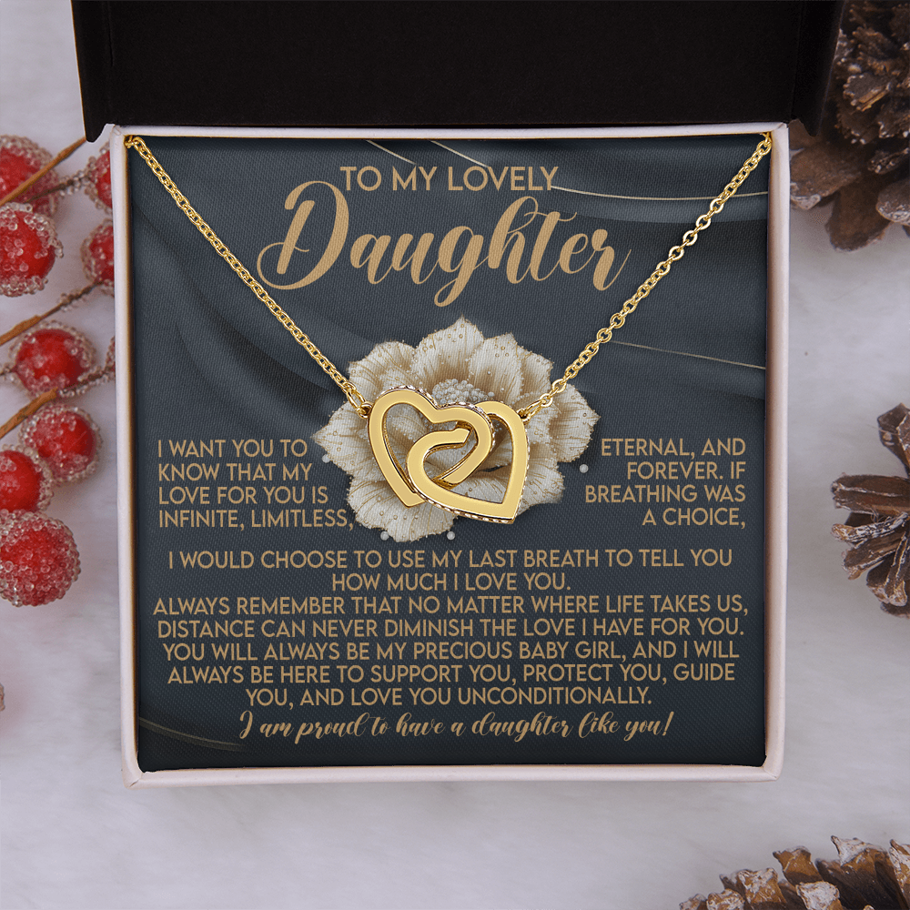 Daughter-Infinite Love: Interlocking Hearts