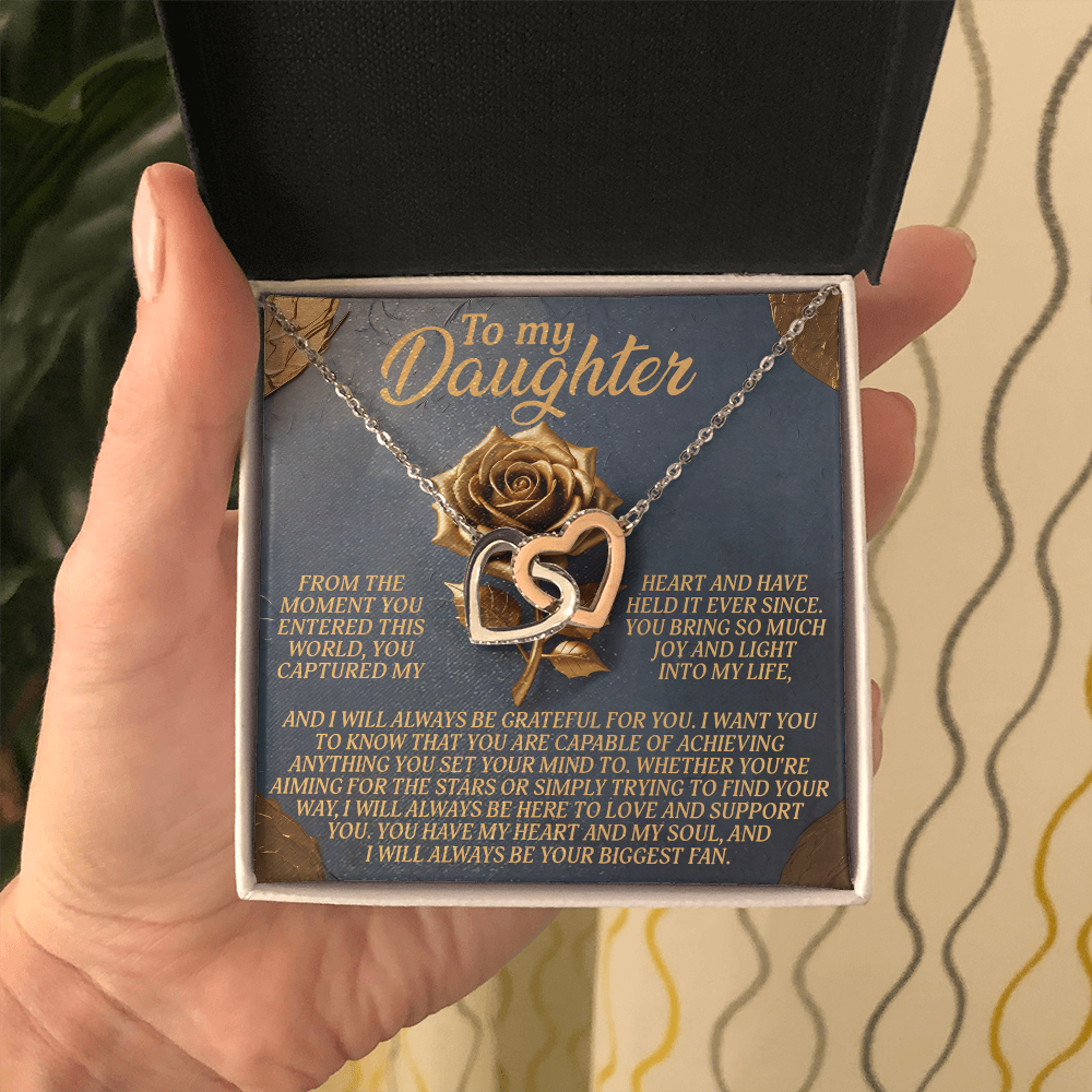 Daughter-Captured Heart: Interlocking Hearts