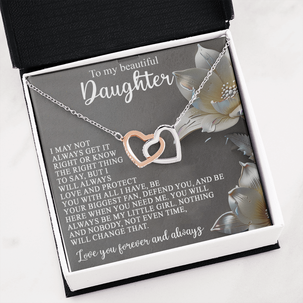 Daughter-Love Protect:Interlocking Hearts