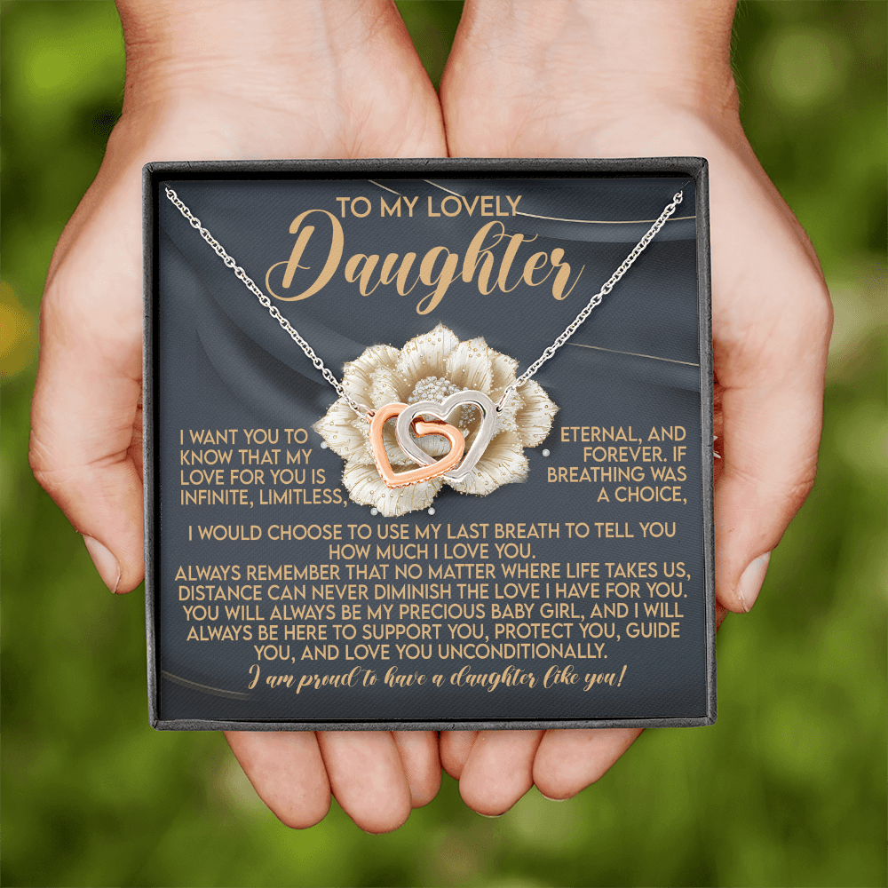 Daughter-Infinite Love: Interlocking Hearts
