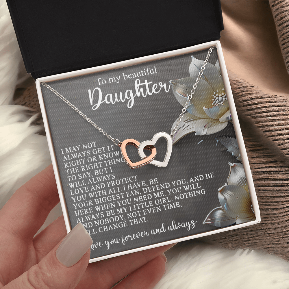 Daughter-Love Protect:Interlocking Hearts
