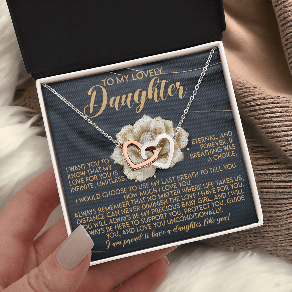 Daughter-Infinite Love: Interlocking Hearts