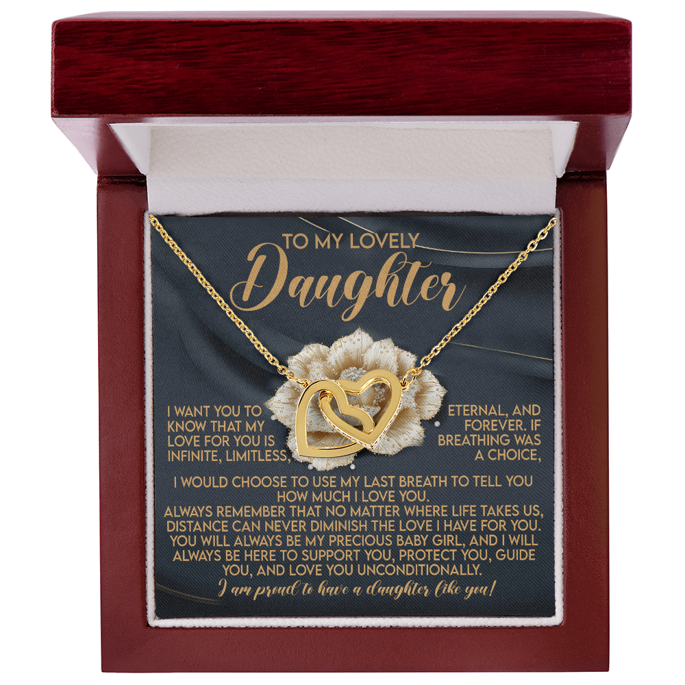 Daughter-Infinite Love: Interlocking Hearts