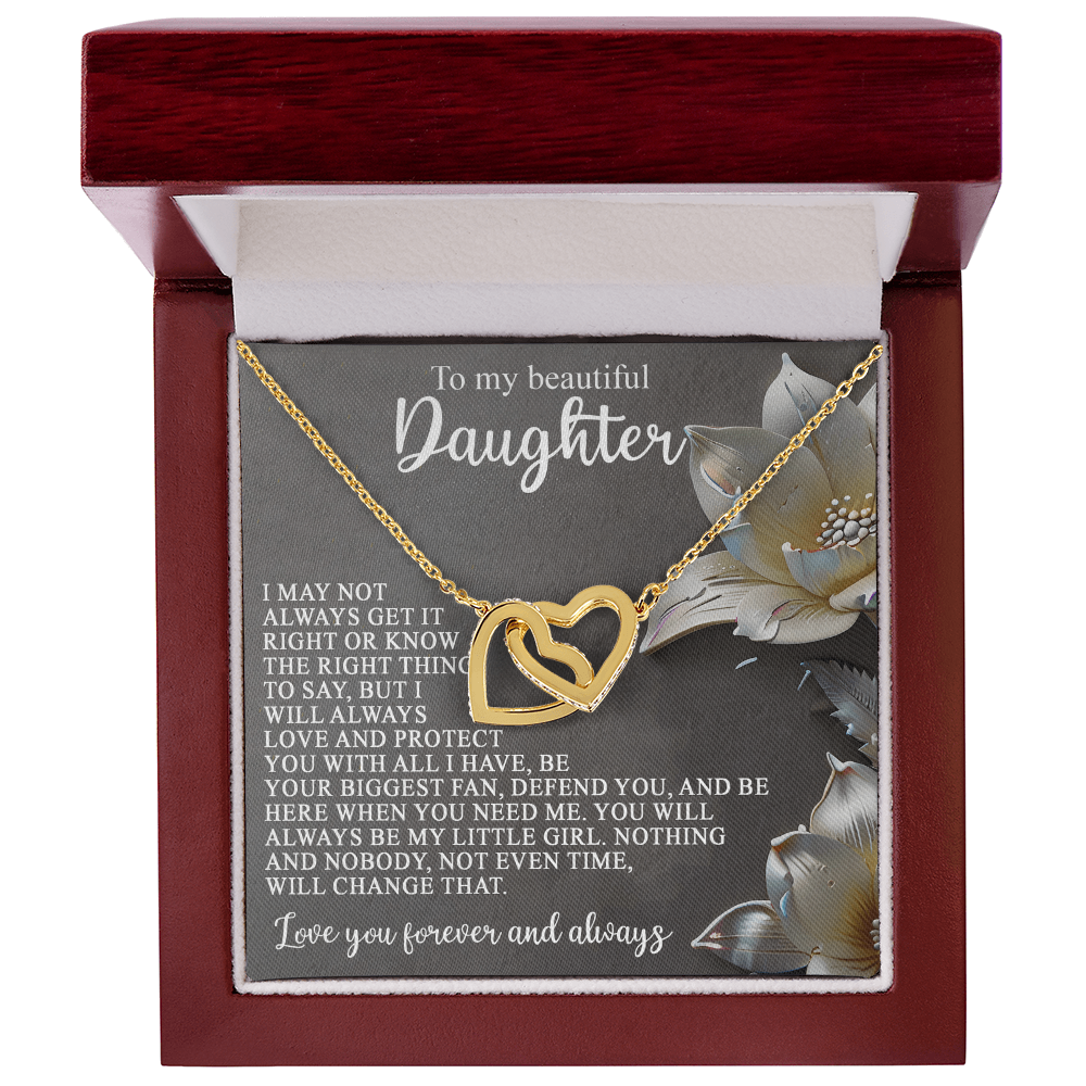 Daughter-Love Protect:Interlocking Hearts