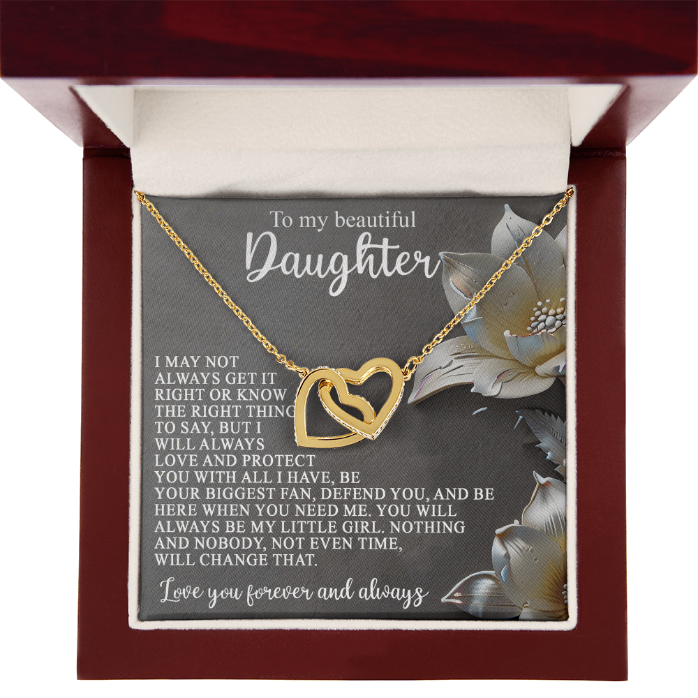 Daughter-Love Protect:Interlocking Hearts
