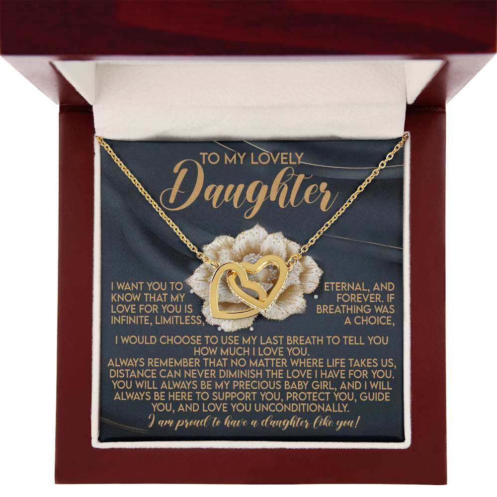 Daughter-Infinite Love: Interlocking Hearts
