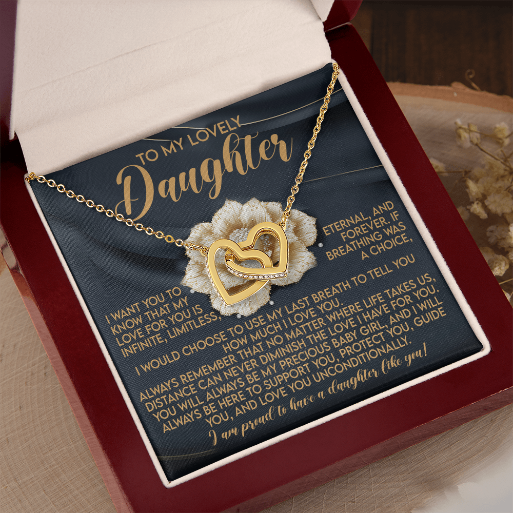 Daughter-Infinite Love: Interlocking Hearts