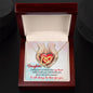 Gift For DAUGHTER-Always Be There-Interlocking Hearts