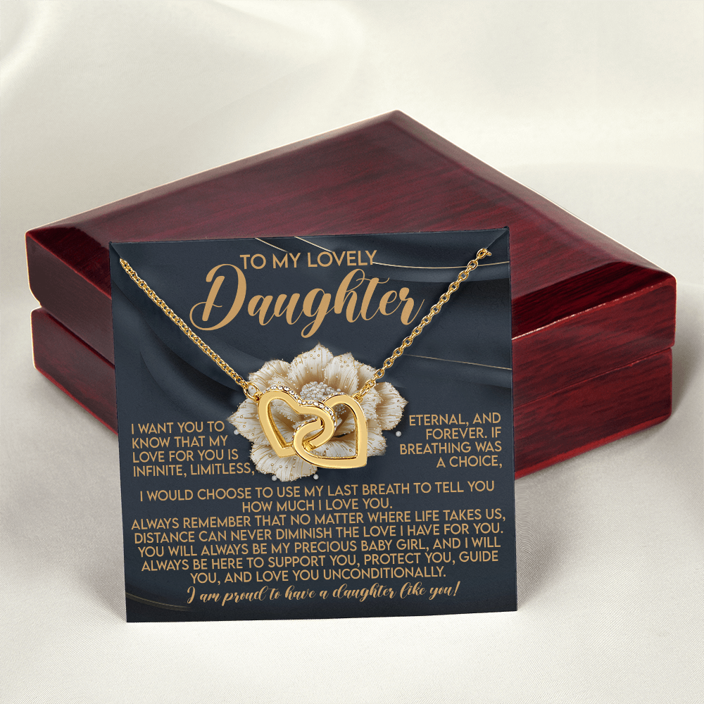 Daughter-Infinite Love: Interlocking Hearts