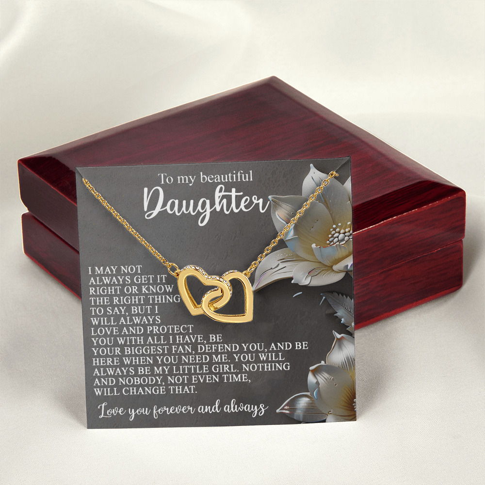 Daughter-Love Protect:Interlocking Hearts