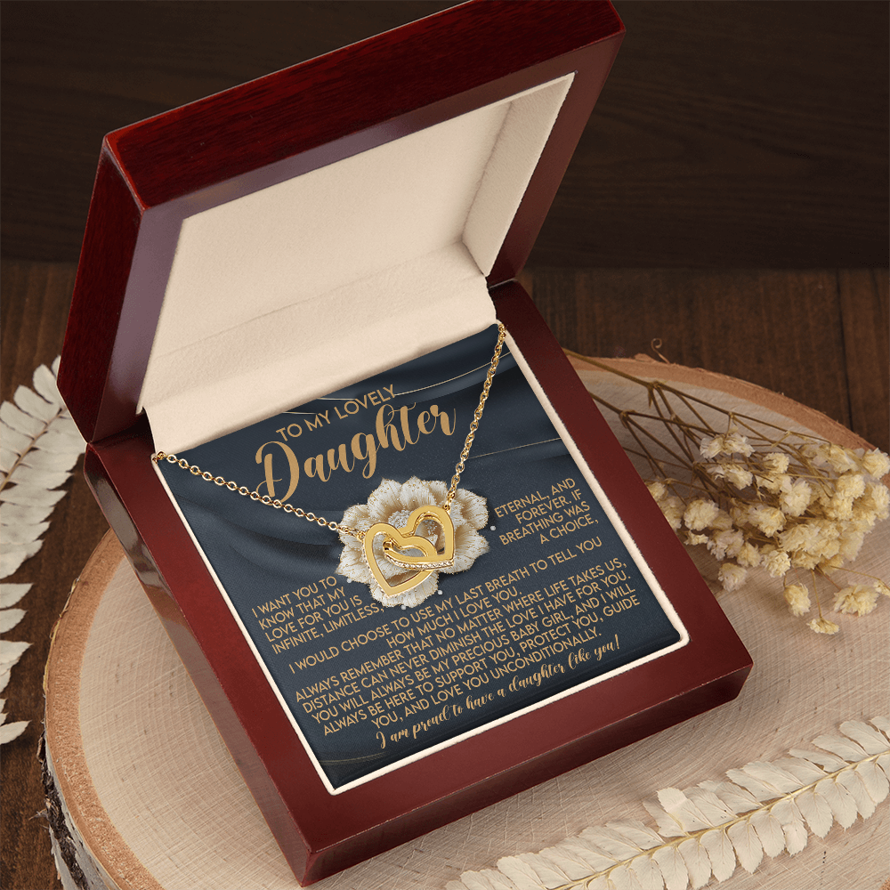 Daughter-Infinite Love: Interlocking Hearts
