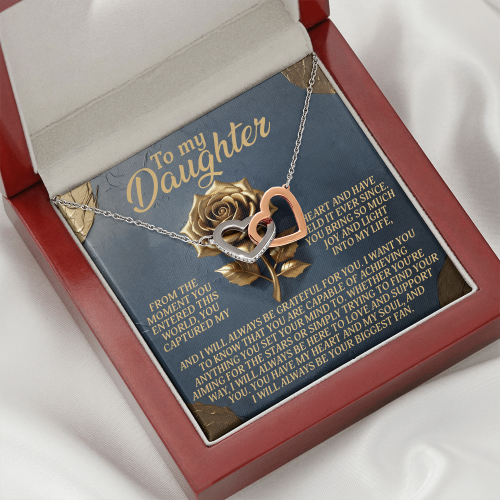 Daughter-Captured Heart: Interlocking Hearts