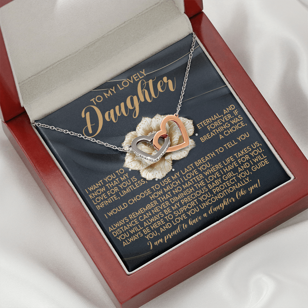 Daughter-Infinite Love: Interlocking Hearts