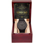 Gift For Dad-Super Dad Certificate-Wooded watch