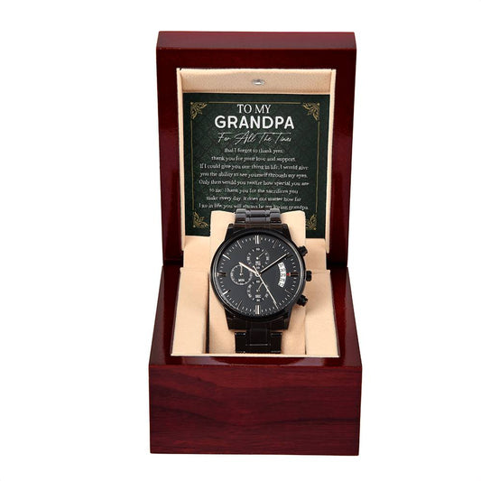 Gift For Grandpa-Thank You-Watch