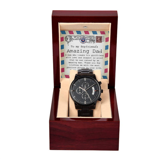 Gift for Boyfriend's Dad-An Amazing Man-Watch