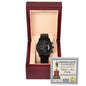 Gift For Dad-World Best Daddy-Black Chron. Watch