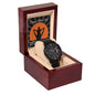 Gift for Dad-Your Little Boy-From Son-Black Chron. Watch