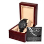 Gift For Dad- To Thank You-Black Chron, Watch