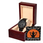 Gift for Dad-Your Little Boy-From Son-Black Chron. Watch
