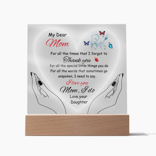 Gift for MOM fr. Daughter-"Thank You"