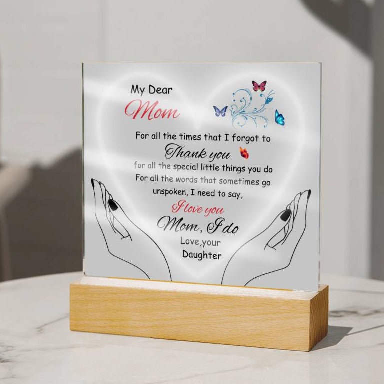 Gift for MOM fr. Daughter-"Thank You"