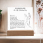 Mom Wedding-My Wedding Day-Square Plaque