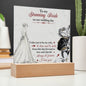 Gift For Bride from Future Husband-Square Plaque