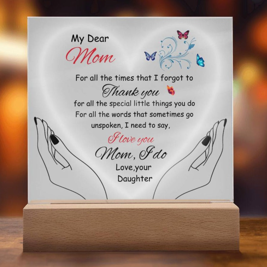 Gift for MOM fr. Daughter-"Thank You"
