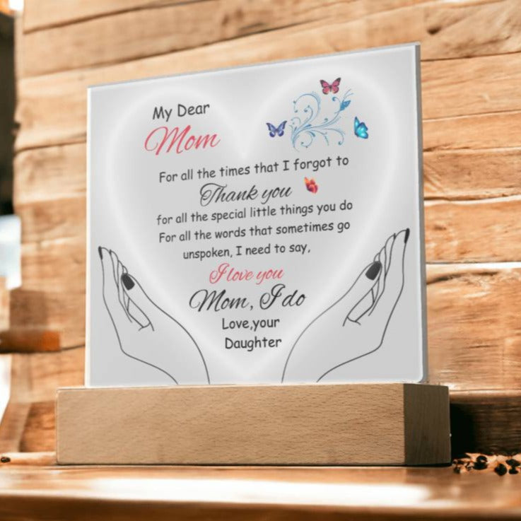Gift for MOM fr. Daughter-"Thank You"